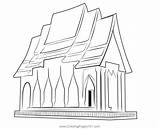 Temple Coloring Page For Kids  Free Temples Printable Pages sketch template