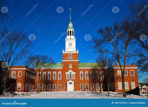 Baker Tower Dartmouth University Editorial Image - Image of historical, cold: 189167225