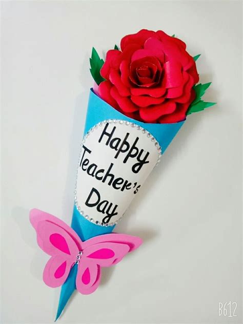 Beautiful Teacher's day greeting card / creative /carft | Happy ...