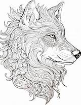 32 Majestic Wolf Coloring Pages For Kids And Adults sketch template