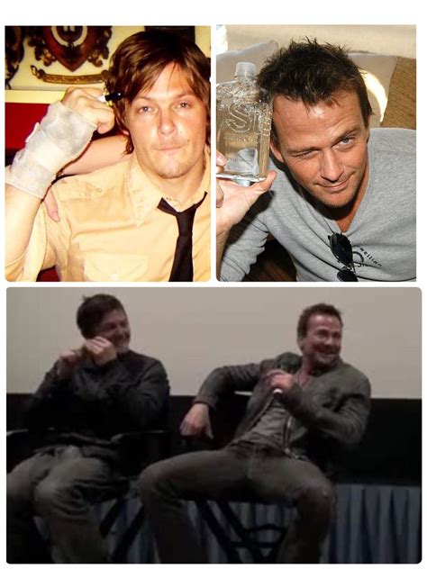 Sean Patrick Flanery and Norman Reedus | Sean patrick flanery, Norman reedus, Norman