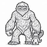 Baby Yeti coloring Page  GoGo Coloring sketch template