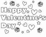 Hearts And Roses In Valentine coloring Page  Download Print Or Color sketch template