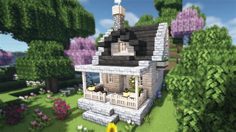 Minecraft | Flower Forest Starter House Tutorial - Ko-fi ️ Where creators get support from fans ...