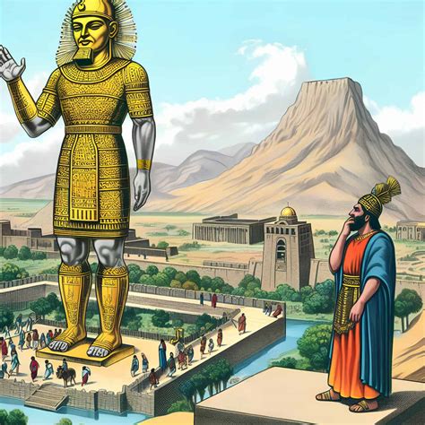 Nebuchadnezzar Statue: A Golden Image in King's Dream - Malevus