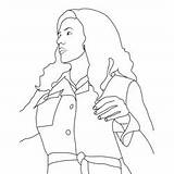 Diane Stranger Things Coloring Page For Kids  Free sketch template