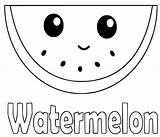 Free Watermelon Coloring Pages For Kids sketch template