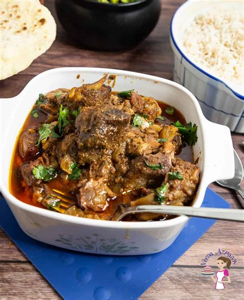 Lamb Curry Recipe - Slow Cooker or Stovetop - Veena Azmanov