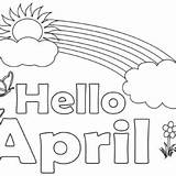 April Coloring Pages Printable For Free Download sketch template
