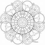 Steampunk Coloring Pages sketch template