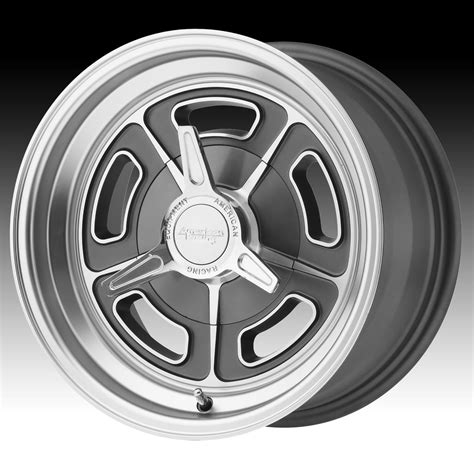 American Racing VN502 15x5 5x4.5" -12mm Gunmetal/Machined Wheel Rim 15" Inch - Walmart.com