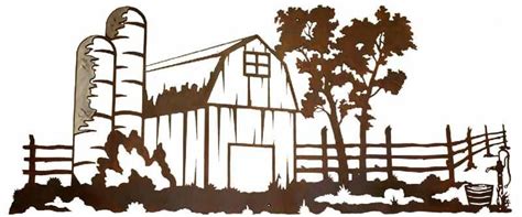 Barn Yard 57 Inch Burnished Rustic Western Metal Decor | Farm art ...