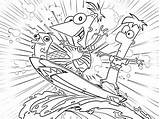 Free Printable Phineas And Ferb Coloring Pages For Kids sketch template