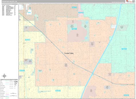 Maps of Fountain Valley California - marketmaps.com