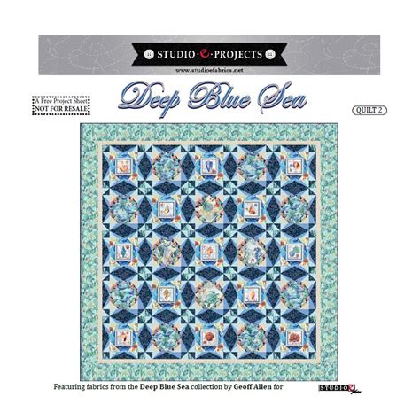 Deep Blue Sea Quilt Pattern | FREE QUILT PATTERN | Sit n' Sew Fabrics | Sit n' Sew