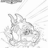 Skylanders Superchargers Spitfire Coloring Pages Coloring sketch template