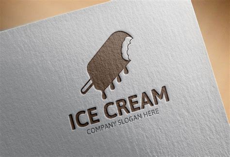 Ice Cream Logo | Creative Logo Templates ~ Creative Market
