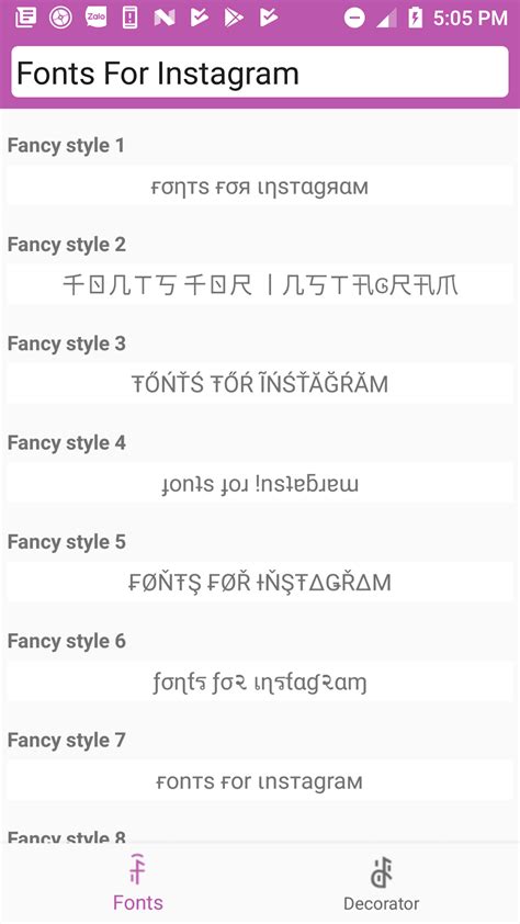 Cool Fonts for Instagram para Android - Descargar