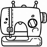 Premium Vector  Kawaii sewing Machine Coloring Page sketch template