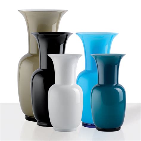 Small Satin Blue Vase Venini | Artemest