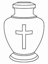 Funeral Urn coloring Page  ColouringPages sketch template