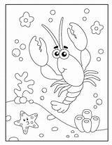 Premium Vector  Lobster coloring Pages For Kids sketch template