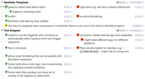 RemNote Templates vs. Text Templates - #11 by UMNiK - Workflows and Education - RemNote