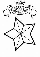 Printable Coloring Pages Star sketch template