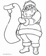 Free Christmas Coloring Sheets  Santas List sketch template