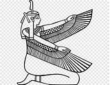 Colorear Egipto Diosa Dioses Egipcios Isis Gods Osiris Egipcia Ausmalen  sketch template