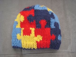 Ravelry: Autism Awareness Puzzle Hat pattern by Dawn Cottone