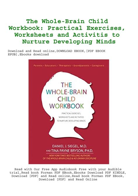 #PDF [Download] The Whole-Brain Child Workbook Practical Exercises ...