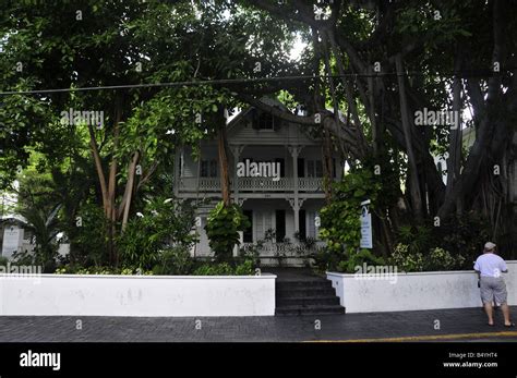 banyan house at key west florida Stock Photo - Alamy