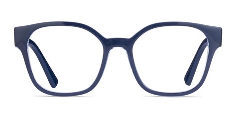 Vogue Eyewear VO5407 - Square Dark Blue Frame Eyeglasses | Eyebuydirect ...