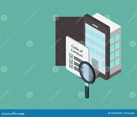 Company Rules or Code of Conduct for Employee To Follow Stock Vector - Illustration of documents ...