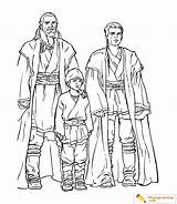Anakin Coloring Pages sketch template