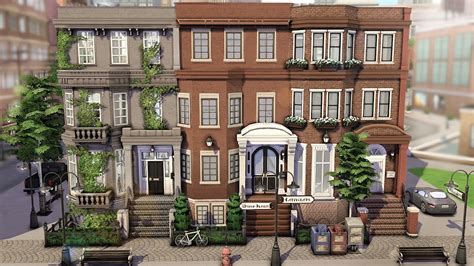 Luxurious New York Townhouses 🌆 | The Sims 4 - Speed Build (NO CC) - YouTube