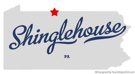 Map of Shinglehouse, PA, Pennsylvania