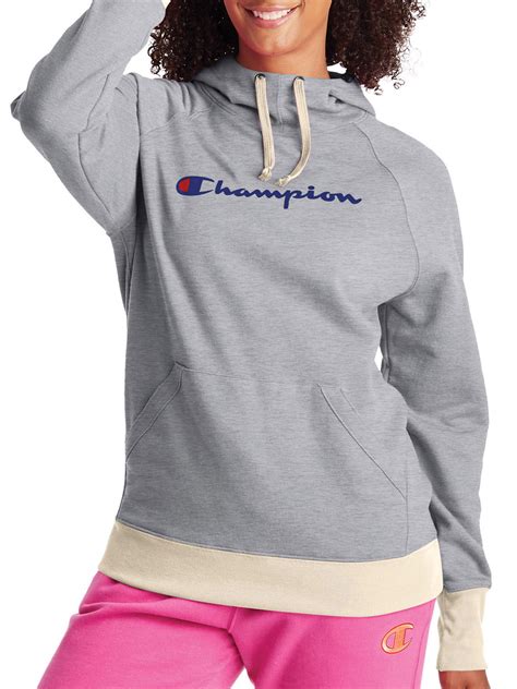 Champion Women's Powerblend Graphic Fleece Pullover Hoodie - Walmart.com