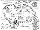 Treasure Map Coloring Pages  Free Printable For Kids sketch template