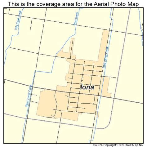 Aerial Photography Map of Iona, ID Idaho