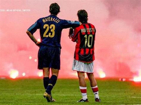 Inter Milan 0 AC Milan 1 (0-5 agg) in April 2005 at the San Siro. Marco ...