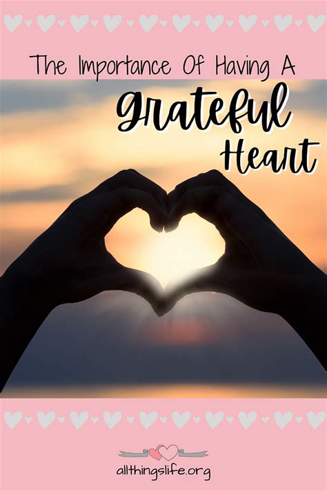 The Importance of Having a Grateful Heart