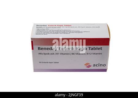 Turkey,Istanbul - August 15 2022: A box of Coversyl 5mg, using for reducing blood pressure ...