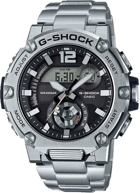 Casio G-Shock By Men's GSTB300SD-1A Analog-Digital Watch Stainless Steel : Amazon.de: Fashion