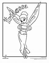 Disney Fairies Rosetta Coloring Pages sketch template