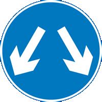 Which sign means turn left ahead? - Theory Test