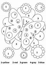 Free Printable Color By Number Worksheets For Kindergarten  Tulamama sketch template