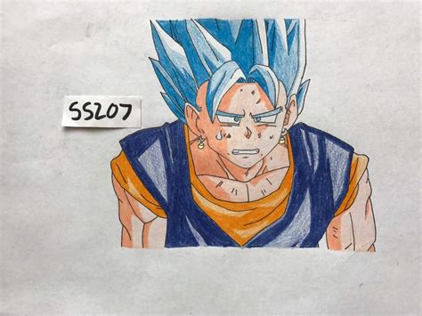 Vegito Blue Drawing | DragonBallZ Amino