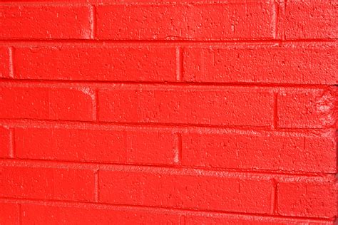 Red Painted Brick Wall Picture | Free Photograph | Photos Public Domain